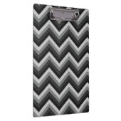 Muster Retro Zickzack-Chevron Klemmbrett (Rechts)