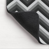 Muster Retro Zickzack-Chevron Mousepad (Ecke)