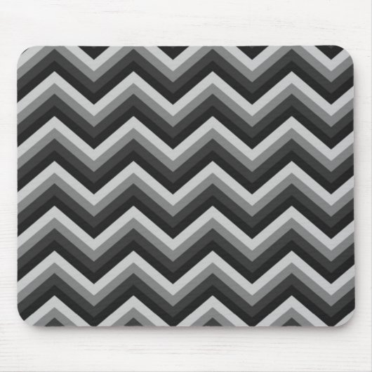 Muster Retro Zickzack-Chevron Mousepad (Vorne)