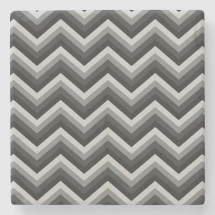 Muster Retro Zickzack-Chevron Steinuntersetzer