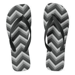 Muster-Retro Zickzack Zickzack Badesandalen