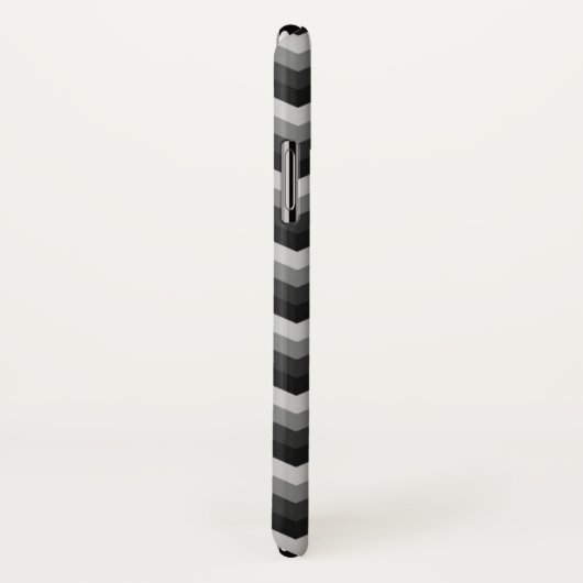 Muster-Retro Zickzack Zickzack Case-Mate iPhone Hülle (Hinten/Rechts)