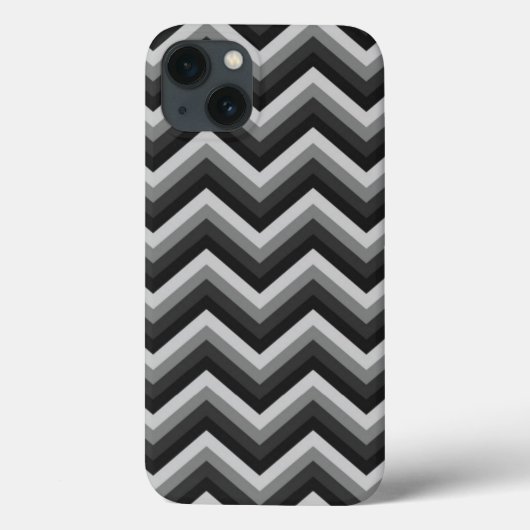 Muster Retro Zig Zag Zickzack Case-Mate iPhone Hülle (Rückseite)