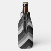 Muster Retro Zig Zag Zickzack Flaschenkühler (Flasche Rückseite)