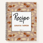 Muster-Rezepte für individuelle Erdnüsse Leere Koc Notizblock (Vorderseite)