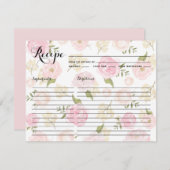 Muster-Rezeptkarte für Whisky-Wasserfarben (Vorne/Hinten)