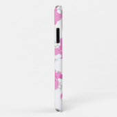 Muster rosa Elefanten, Niedliche Elefanten, Sterne Case-Mate iPhone Hülle (Hinten/Rechts)