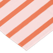 Muster Rosa und Roter Streifen Tischdecke (Schrägansicht)