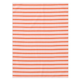 Muster Rosa und Roter Streifen Tischdecke