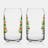 Muster Rosa und Weiße Blume Dosenglas (Links)