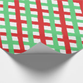 Muster rot, grün und weiß geschenkpapier (Ecke)