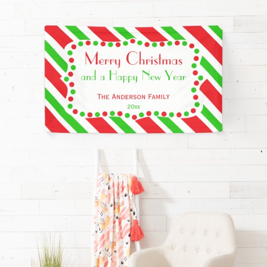 Muster Rot und Grün Banner (Insitu)