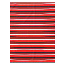 Muster Rot und Maroon Rot Streifen Tischdecke