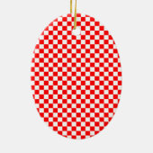 Muster rot/weiß geprüft keramik ornament (Hinten)