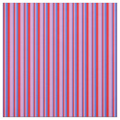 Muster Royal Blue, Red und Pflaumenfarbene Streife Stoff (Muster)
