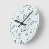 Muster Runde Wanduhr (Winkel)