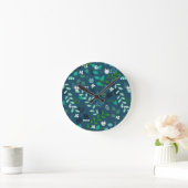 Muster Runde Wanduhr (Zuhause)