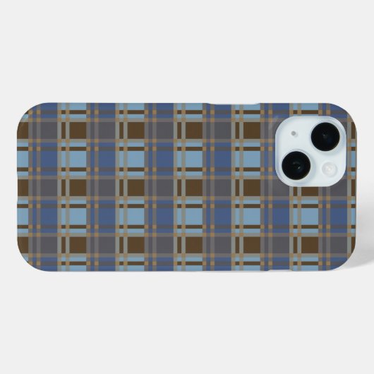 Muster "Rustic Kariert Elegance" Case-Mate iPhone Hülle (Rückseite (Horizontal))