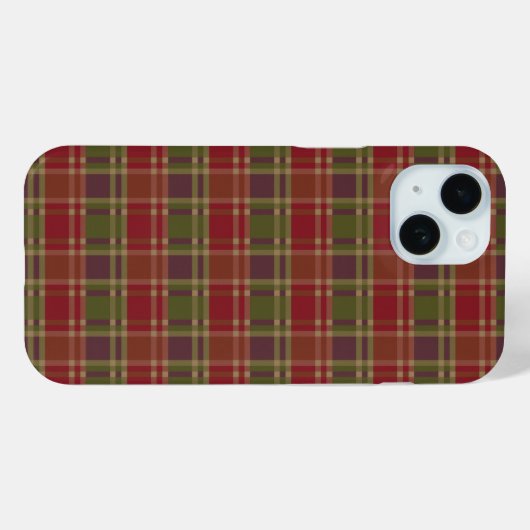 Muster "Rustic Kariert Elegance" Case-Mate iPhone Hülle (Rückseite (Horizontal))