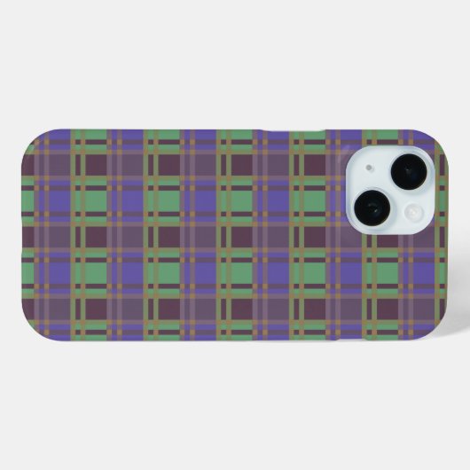Muster "Rustic Kariert Elegance" Case-Mate iPhone Hülle (Rückseite (Horizontal))