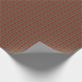 Muster "Rustic Kariert Elegance" Geschenkpapier (Ecke)