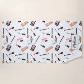 Muster-Scatter mit Individuelle Name Strandtuch (Vorderseite)