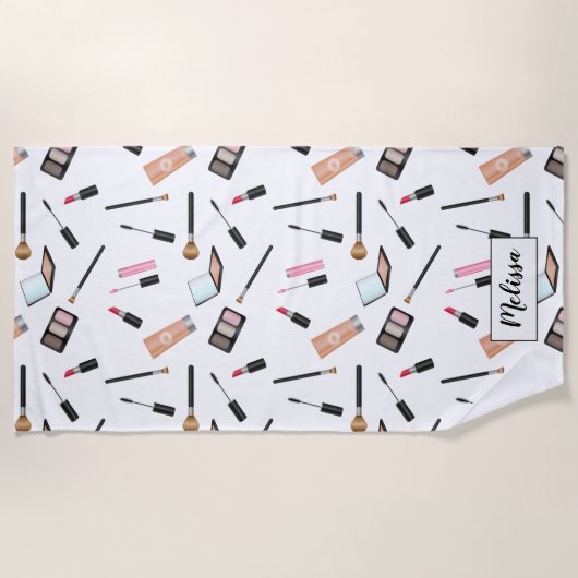 Muster-Scatter mit Individuelle Name Strandtuch (Vorderseite)