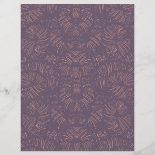 Muster-Schabblonenpapier mit Streusel,