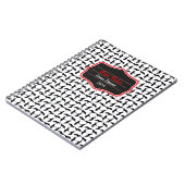 Muster Schäferhund Notizblock (Linke Seite)