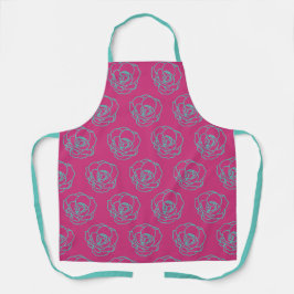 Muster-Schürze für florale Rose Schürze