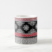 Muster Schwarz Tasse (Mittel)