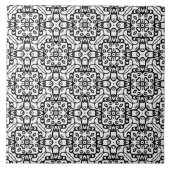 Muster schwarz-weiß fliese (Vorderseite)