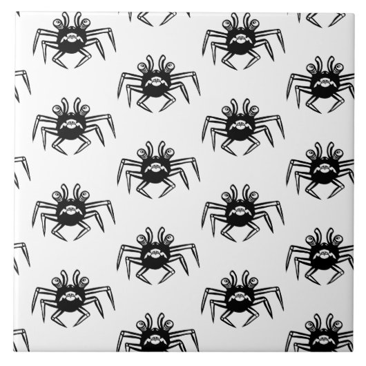 Muster schwarz-weiß fliese (Vorderseite)