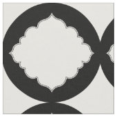 Muster schwarz-weiß geometrische Formen Stoff (Nahaufnahme)