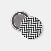 Muster - Schwarz-Weiß-Magnet Magnet (Vorderseite/Rückseite)