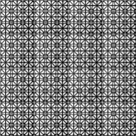 Muster Schwarz-weißer geometrischer Linien nach hi Fliese