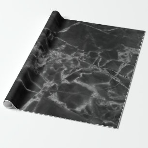 Muster schwarze Marmoroberfläche, die natürlich au Geschenkpapier