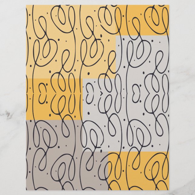 Muster-Scrapbook-Papier drehen (Vorderseite)