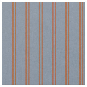 Muster Sienna & Light Slate Gran Streifen Stoff