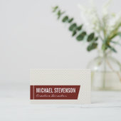 Muster skalieren visitenkarte (Stehend Vorderseite)