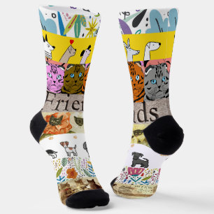 Muster-Socken für Hunde und Katzen Socken