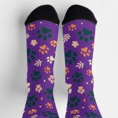 Muster-Socken für Paw Print und Leaf Socken (Oben)