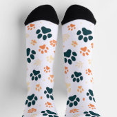Muster-Socken für Paw Print und Leaf Socken (Oben)