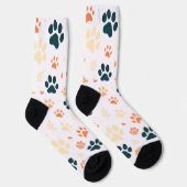 Muster-Socken für Paw Print und Leaf Socken (Rechts)