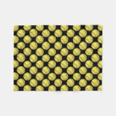 Muster-Softball Fleecedecke (Vorderseite (Horizontal))