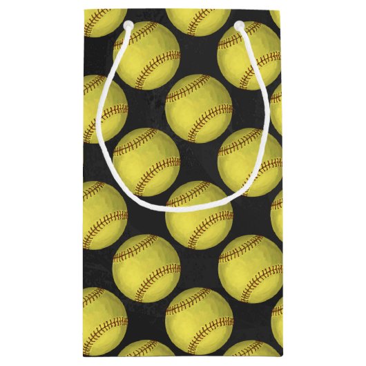 Muster-Softball Kleine Geschenktüte (Rückseite)