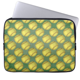 Muster Softball Laptopschutzhülle