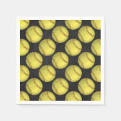 Muster Softball Serviette (Vorderseite)