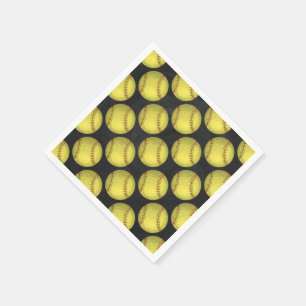 Muster Softball Serviette