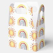 Muster Sonne und Regenbogen Geschenkschachtel (Geöffnet)